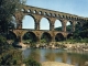 Le Pont du Gard - Aqueduc Romain (carte postale de 1960)