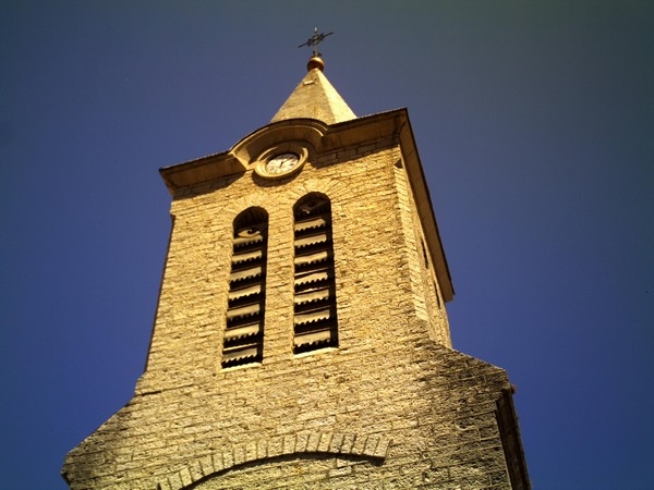 L'église du village - Saint-Laurent-le-Minier