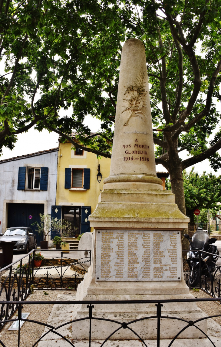 Monument-aux-Morts - Saint-Quentin-la-Poterie