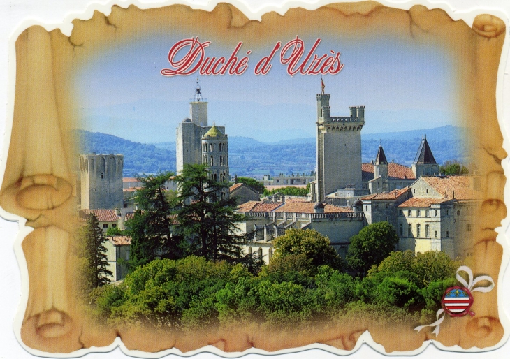 Duché d'Uzès (carte postale de 2000).