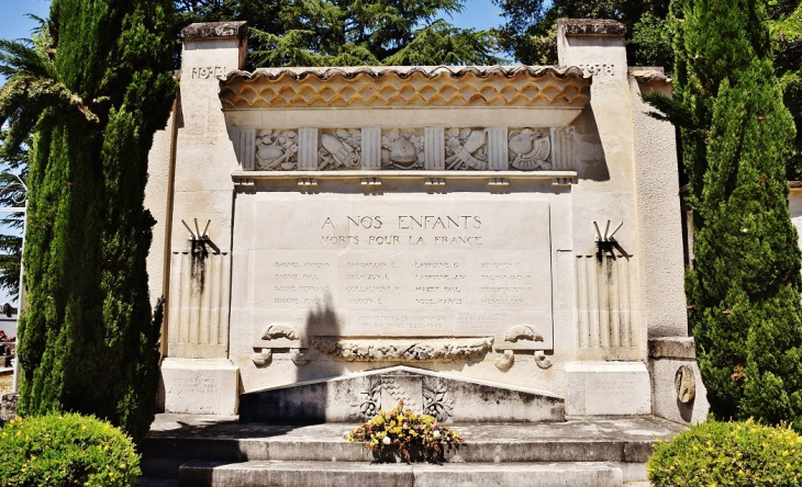 Monument-aux-Morts - Vénéjan