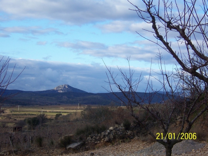 Vue sur le Pic de Vissou - Adissan