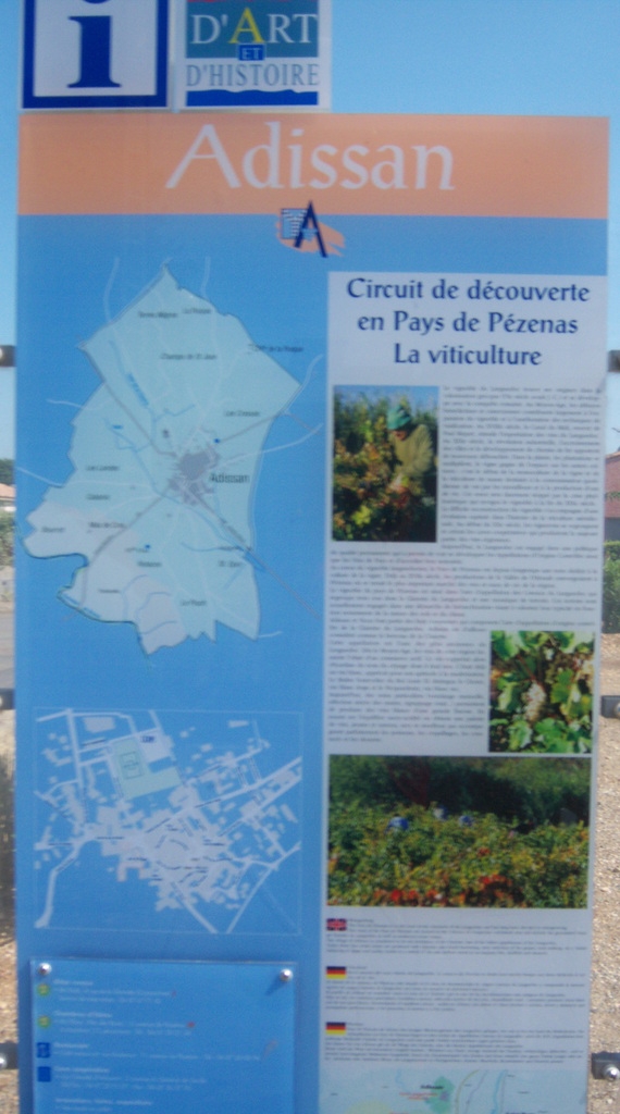 Idée de promenade dans le vignoble - Adissan