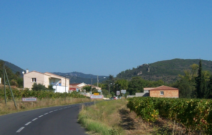 Entrée de la commune - Cabrières