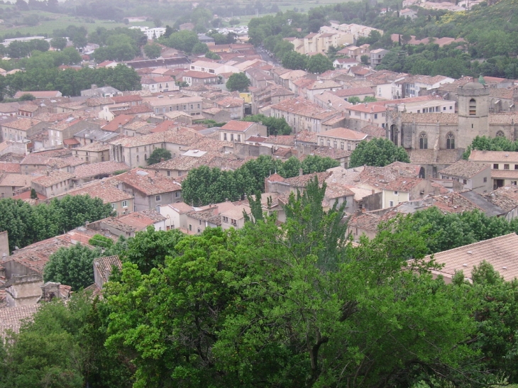 Vue depuis le château - Clermont-l'Hérault