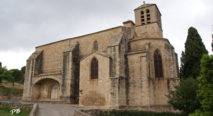 Eglise Saint-Hyppolyte  13 Em Siècle - Fontès