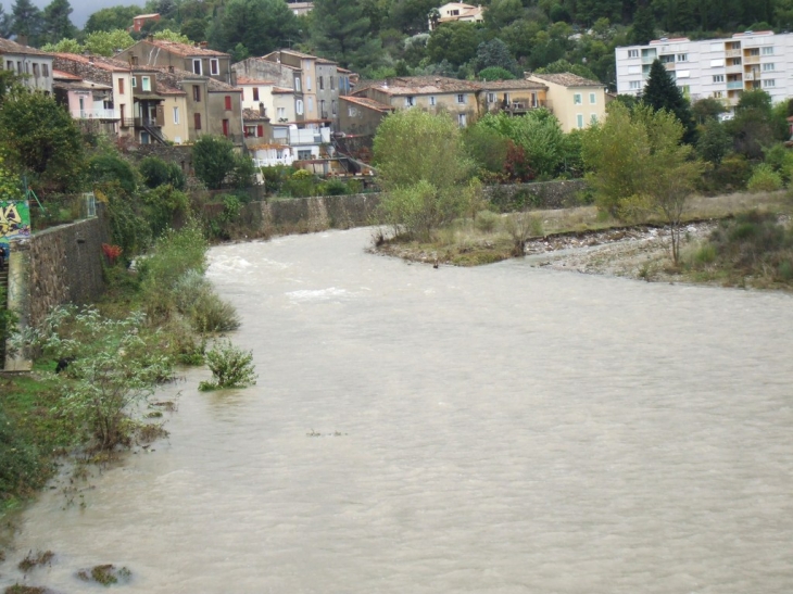 Le Rieutord après de fortes pluies - Ganges