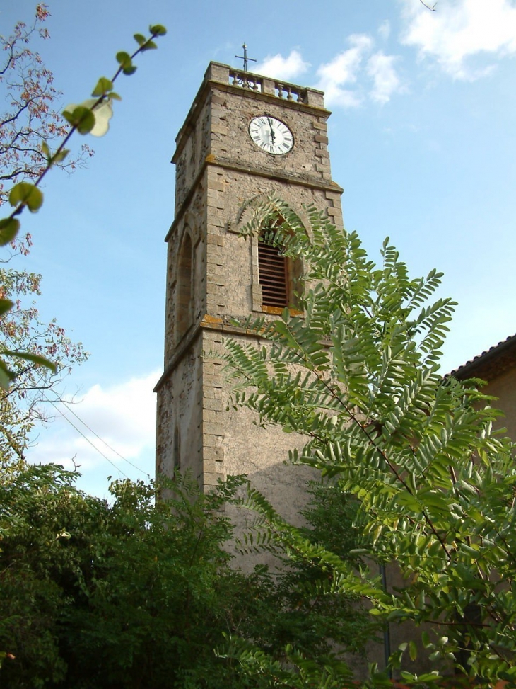 L'Eglise vue du Presbytère - Graissessac