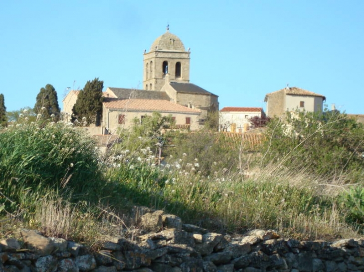 Le clocher de l'eglise - La Livinière