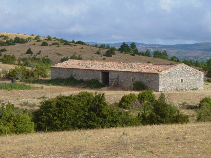 La vaquerie vue du moulin - La Vacquerie-et-Saint-Martin-de-Castries