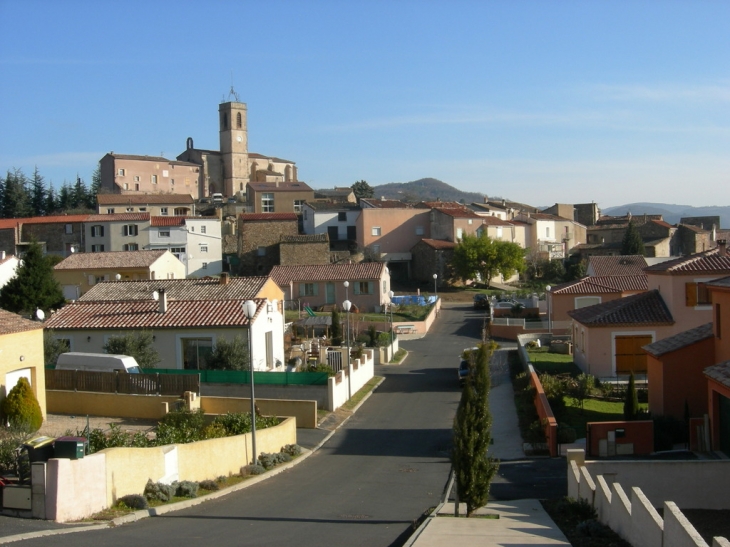 Entrée dans Lotissement Les Prés de St Martin - Le Bousquet-d'Orb