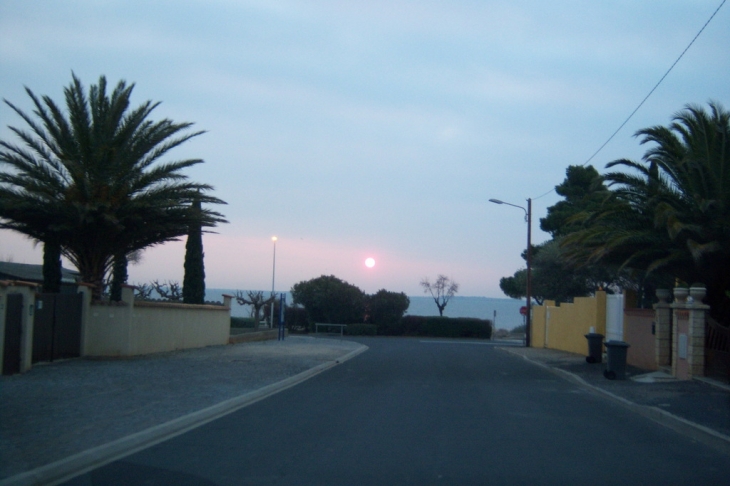 Vers l'étang par -2° - Marseillan