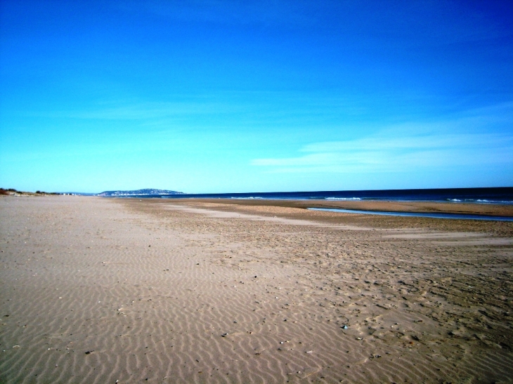 17 km de plage de Marseillan à Sete