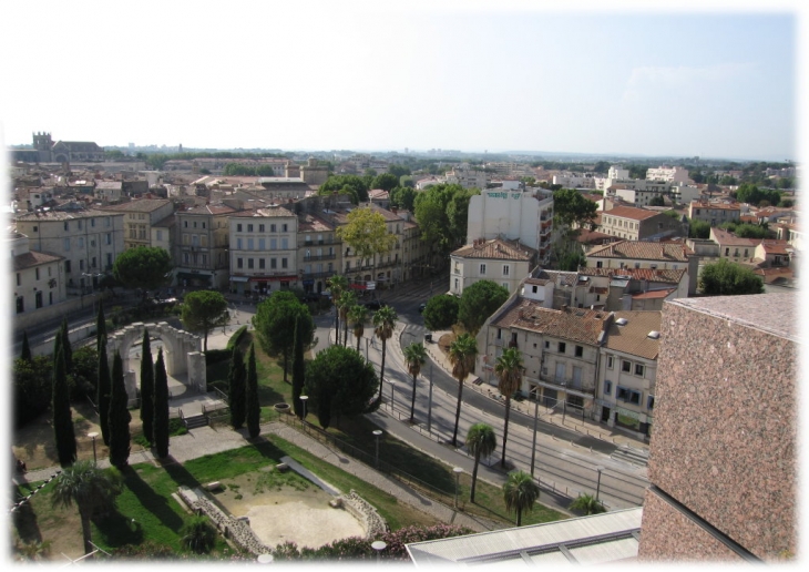 Depuis le Toit du CORUM - Montpellier