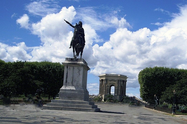 La promenade du Peyrou - Montpellier