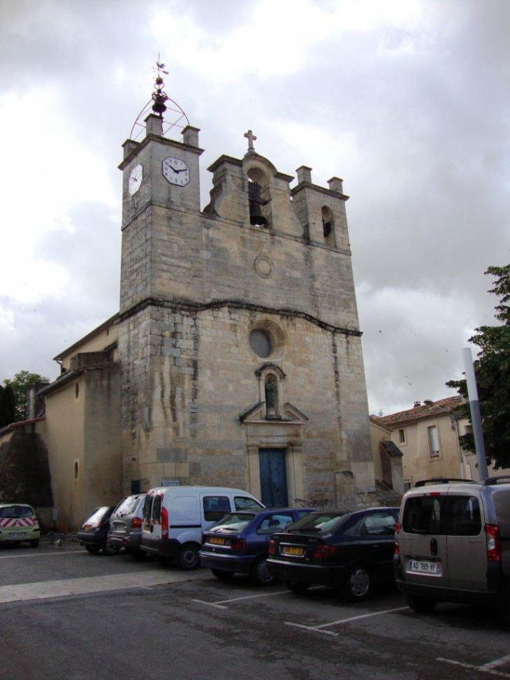 Mudaison (34130) église, façade