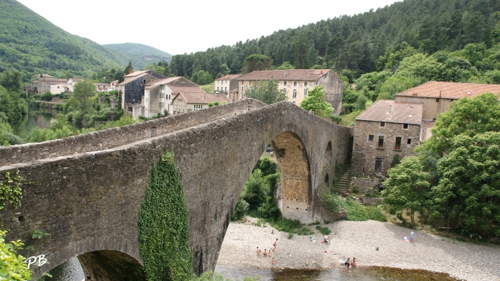 Pont-vieux-ou-pont-du-diable 12 Em Siècle - Olargues