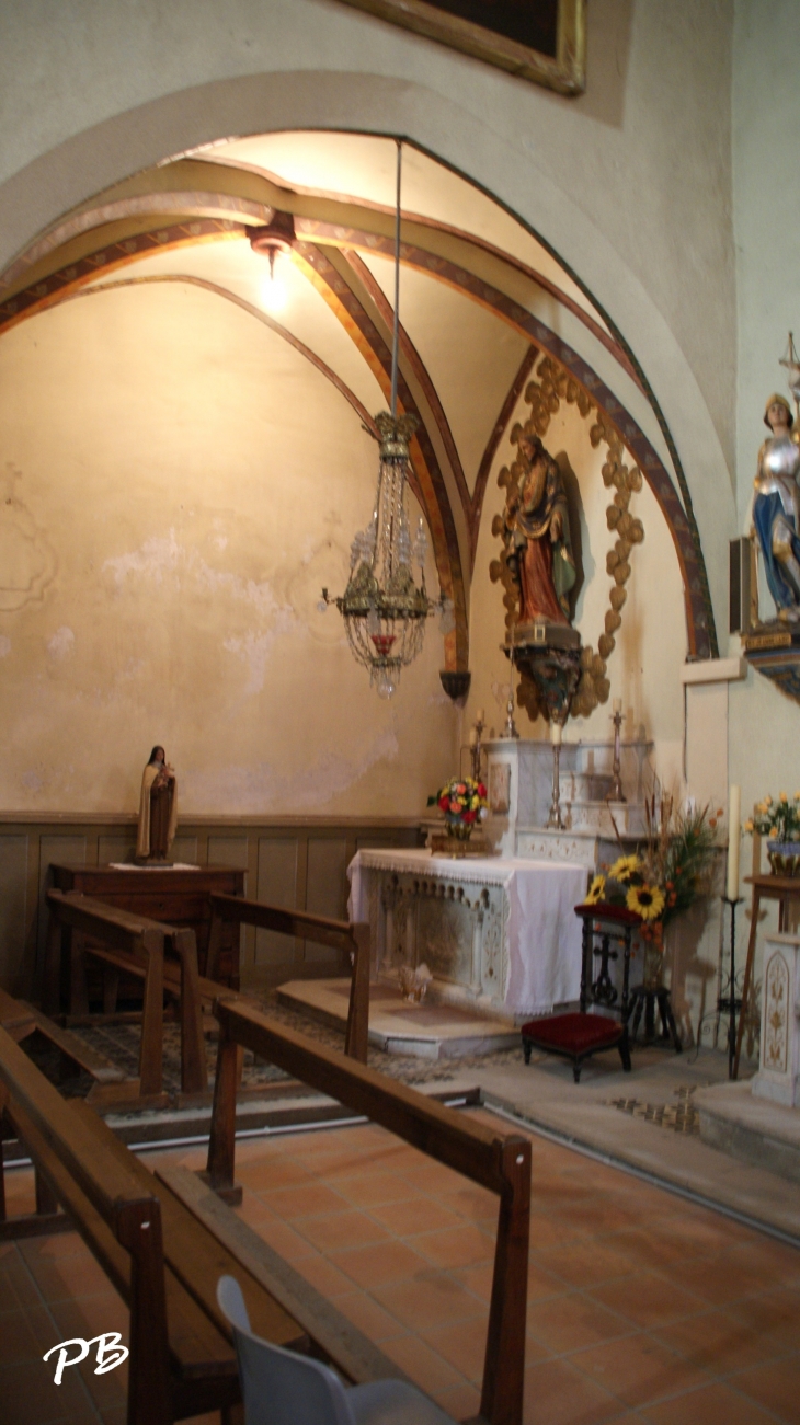 Saint- Laurent église du 17 Em Siècle  - Olargues