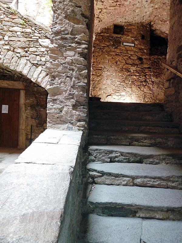 L'escalier de la commanderie - Olargues