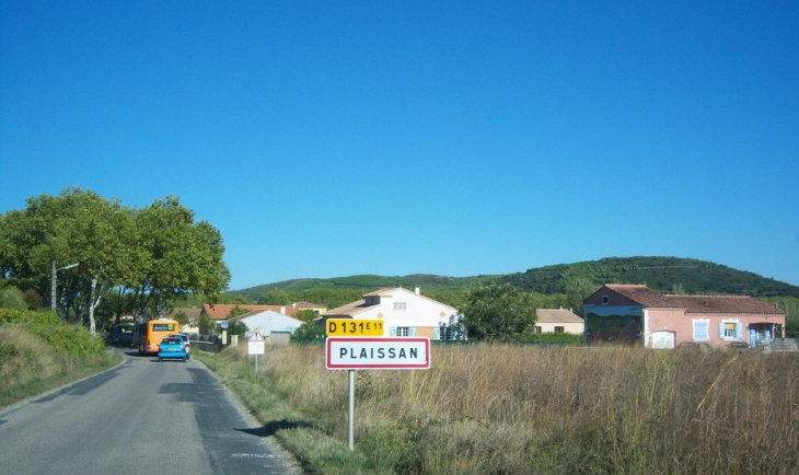 Arrivée sur Plaissan