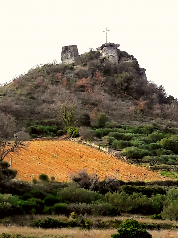 Croix de Poujols vue depuis le 