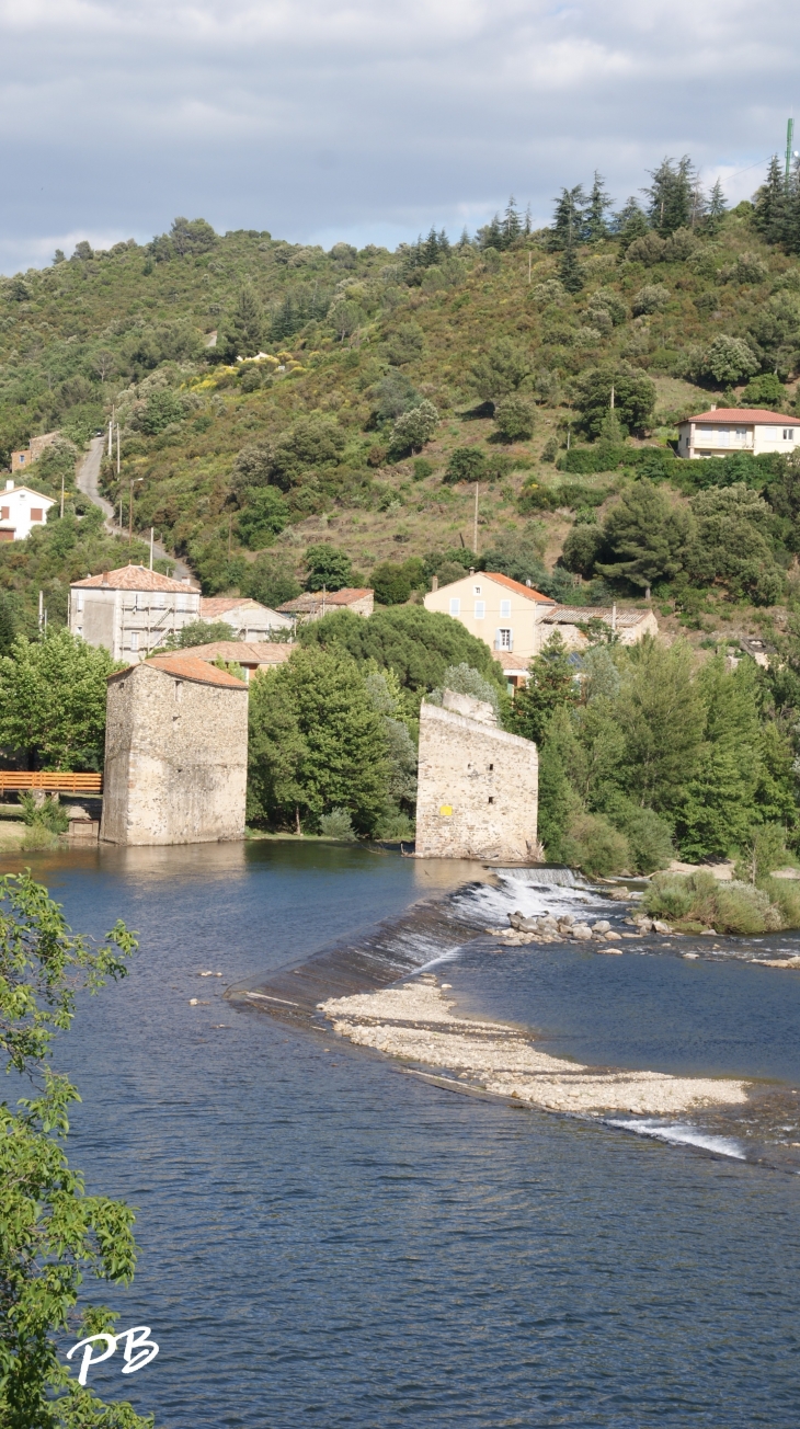 Les-moulins a Eau 12/16 Em Siècle - Roquebrun