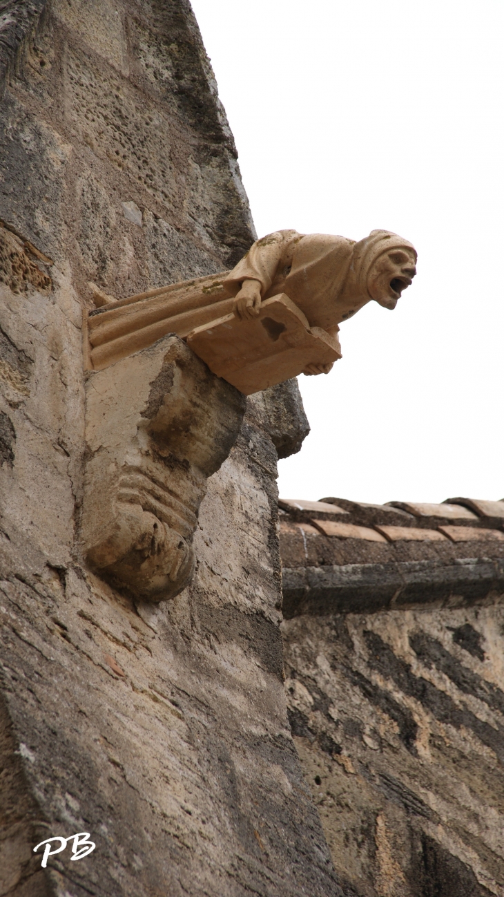 église saint-Laurent 13/14 Em Siècle ( Gargouille ) - Roujan