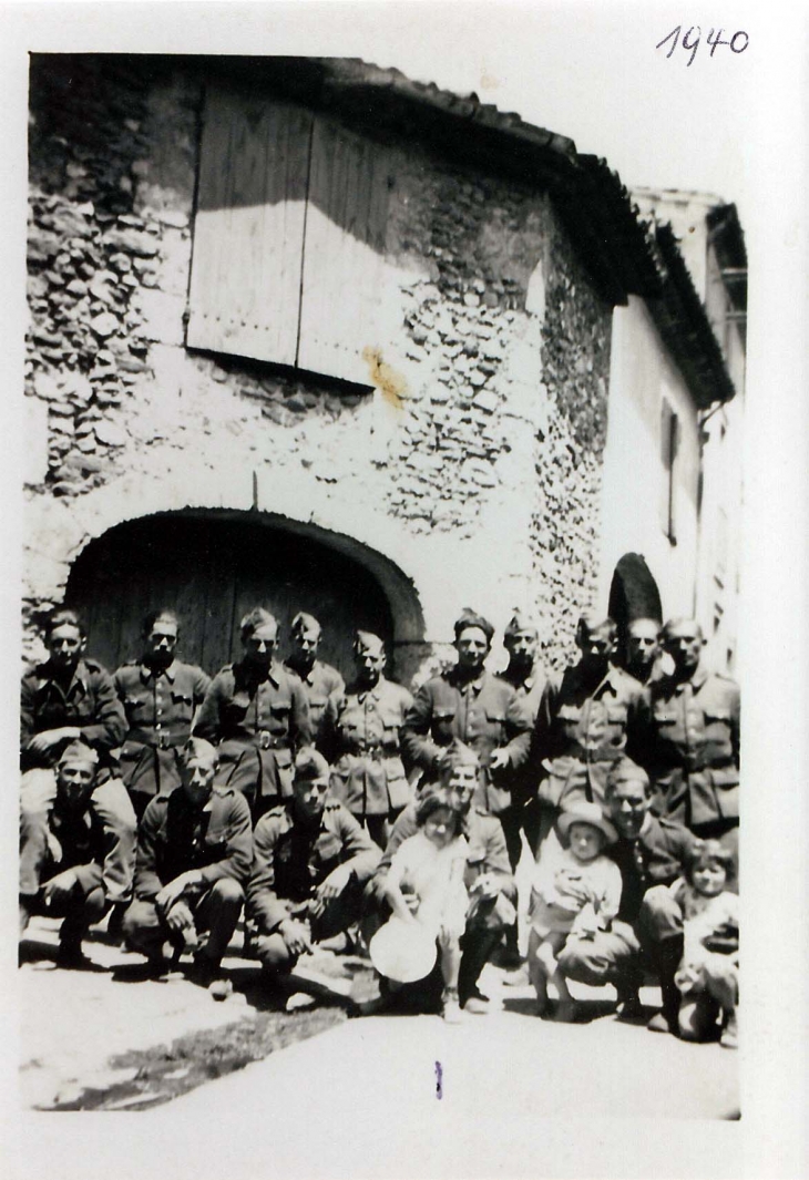 Le même porche du village en 1940 - Saint-André-de-Sangonis