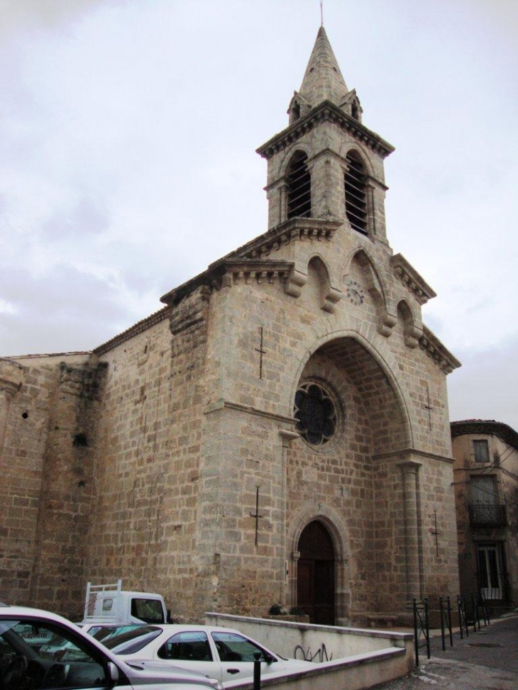 Saint-Félix-de-Lodez (34725) église, façade