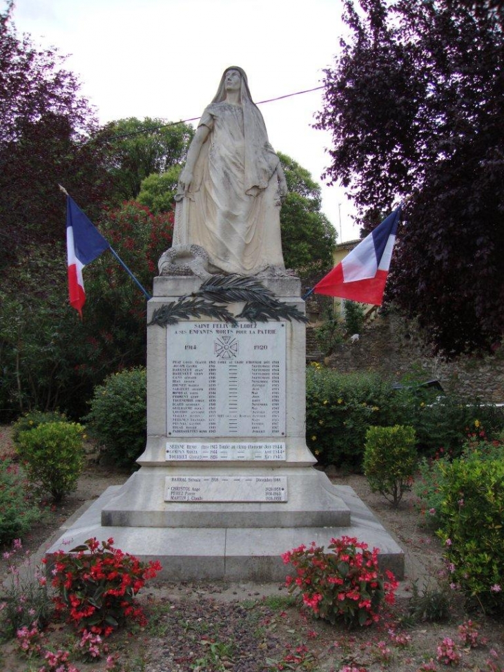 Saint-Félix-de-Lodez (34725) monument aux morts