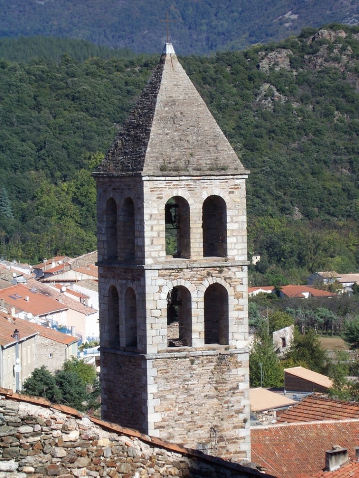 Clocher de l'église vu depuis le Pioch - Saint-Gervais-sur-Mare