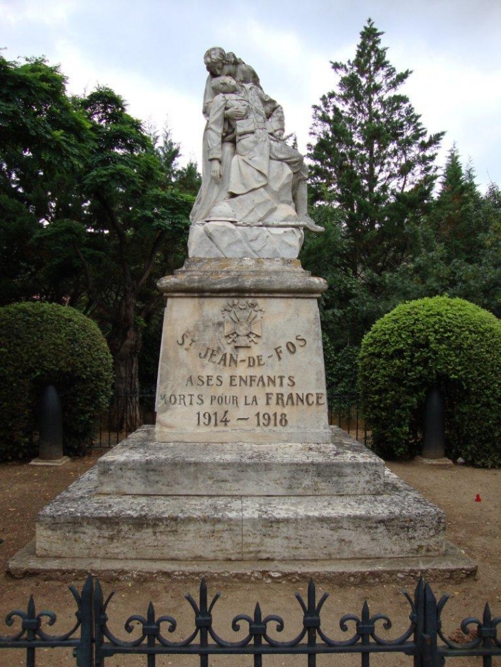 Saint-Jean-de-Fos (34150) monument aux morts