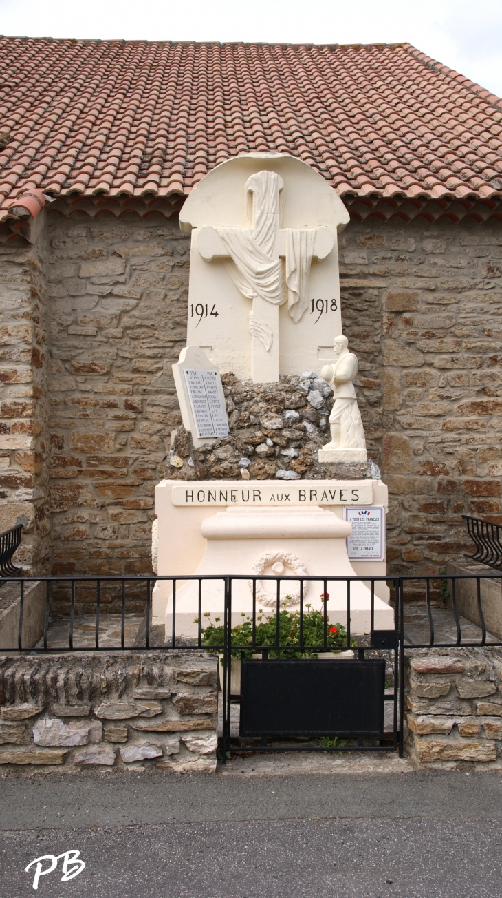 Monument aux Morts - Saint-Vincent-d'Olargues