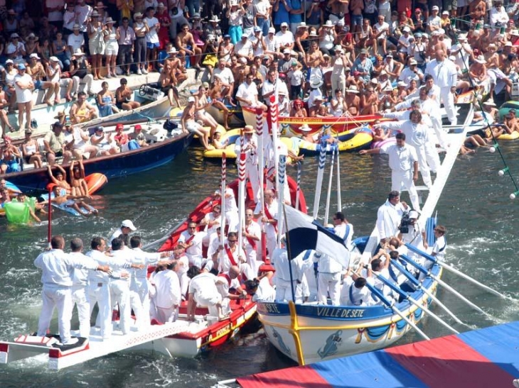 Debus du tounois de joute de la st louis - Sète