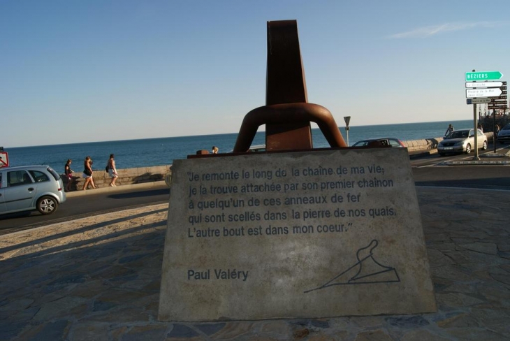 Un poëme de Paul Valéry. - Sète