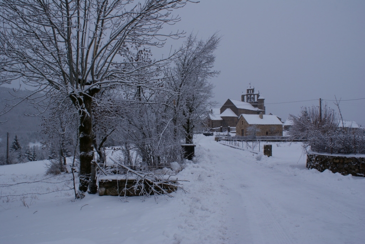 ALLENC SOUS LA NEIGE