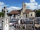 l'église dans le cimetière