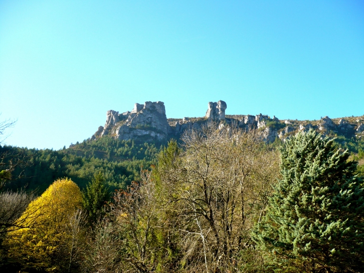 Causse Méjean est le plus haut des plateaux caussenards avec une altitude variant de 800m à 1247m au mont Gargo. - Florac