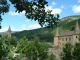 Photo suivante de Florac Le chateau et le clocher de l'Eglise