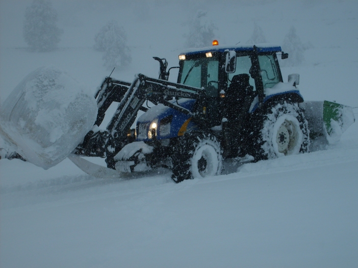 Hiver 2008 a Anglars - La Fage-Montivernoux