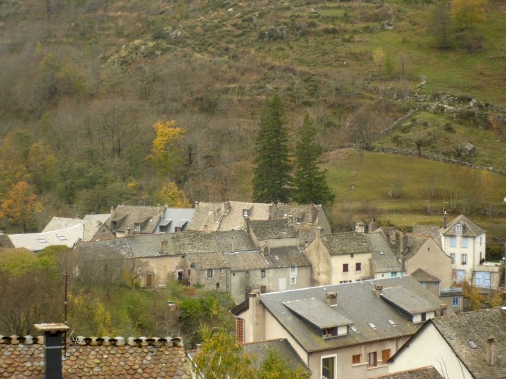 Vue sur une partie du village. - Le Pont-de-Montvert