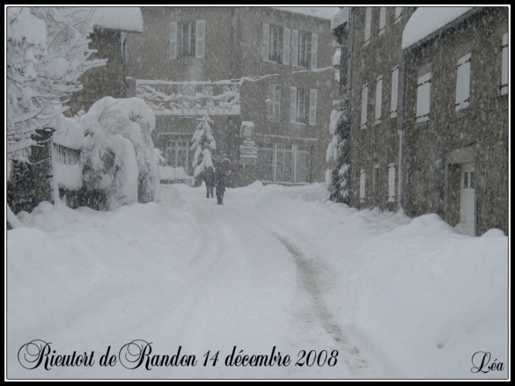 Rue de Rieutort de Randon - Rieutort-de-Randon