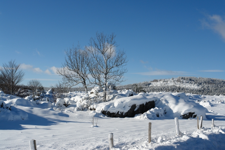 La Can de l'Hospitalet sous la neige: JM Ausset - Vebron