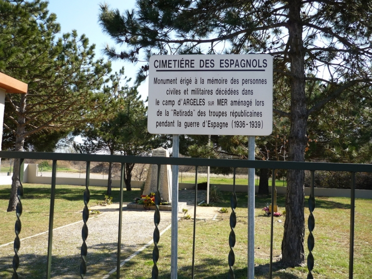 Monument espagnol - Argelès-sur-Mer