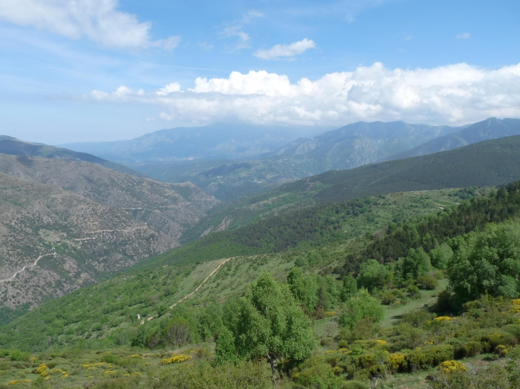 Vue sur la vallée - Ayguatébia-Talau