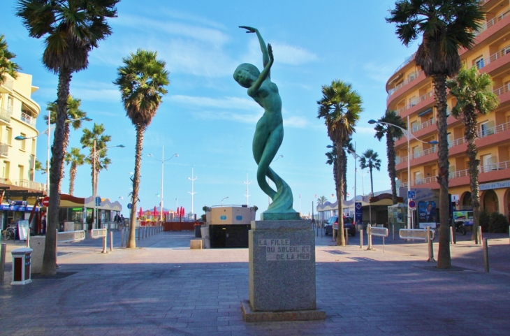 STATUE DE LA MER  - Canet-en-Roussillon