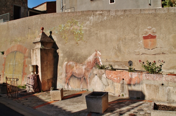 La Fontaine et l'Abreuvoir - Caramany