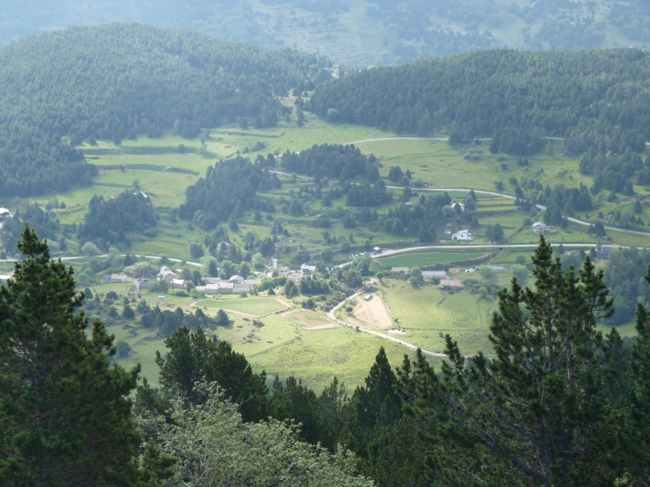 Caudiès vu d'en haut - Caudiès-de-Conflent