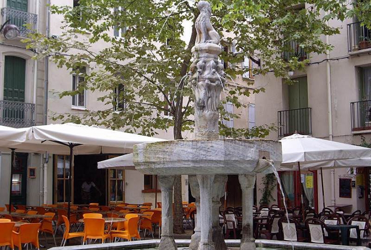 Fontaine en ville - Céret