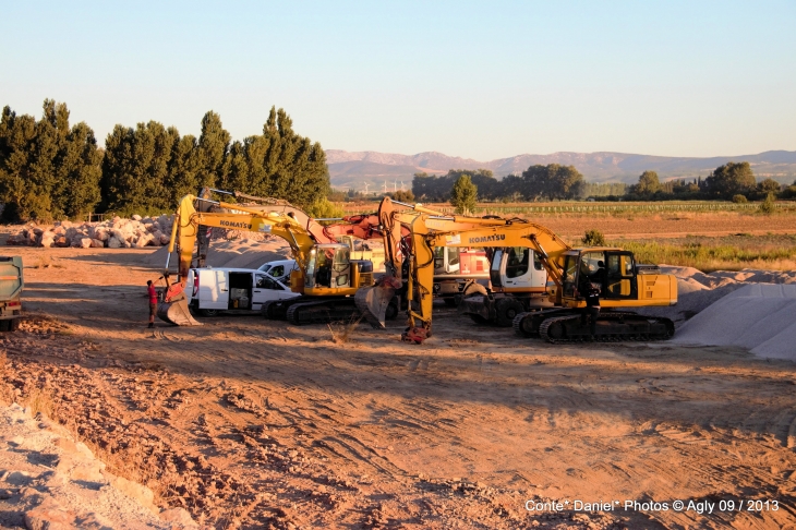 Renforcement des digues de L' Agly - Claira